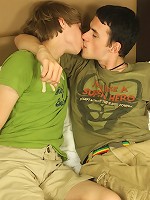 Twinks Jade and Maxx Halliwell fucking on the bed.
